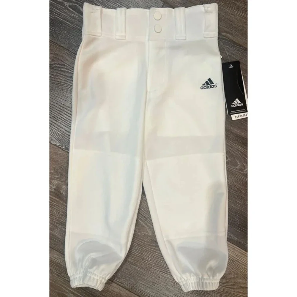 Adidas Youth Baseball Pants – White – NWT